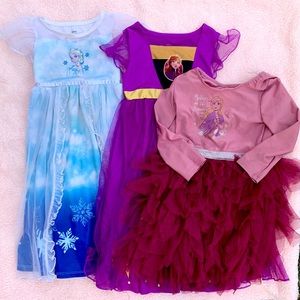 Disney Frozen gowns and dress